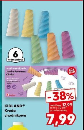 Kreda chodnikowa Kidland promocja w Kaufland