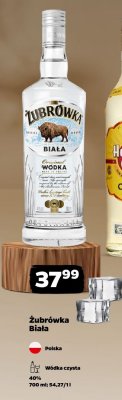 Wódka Żubrówka Biała promocja w Netto