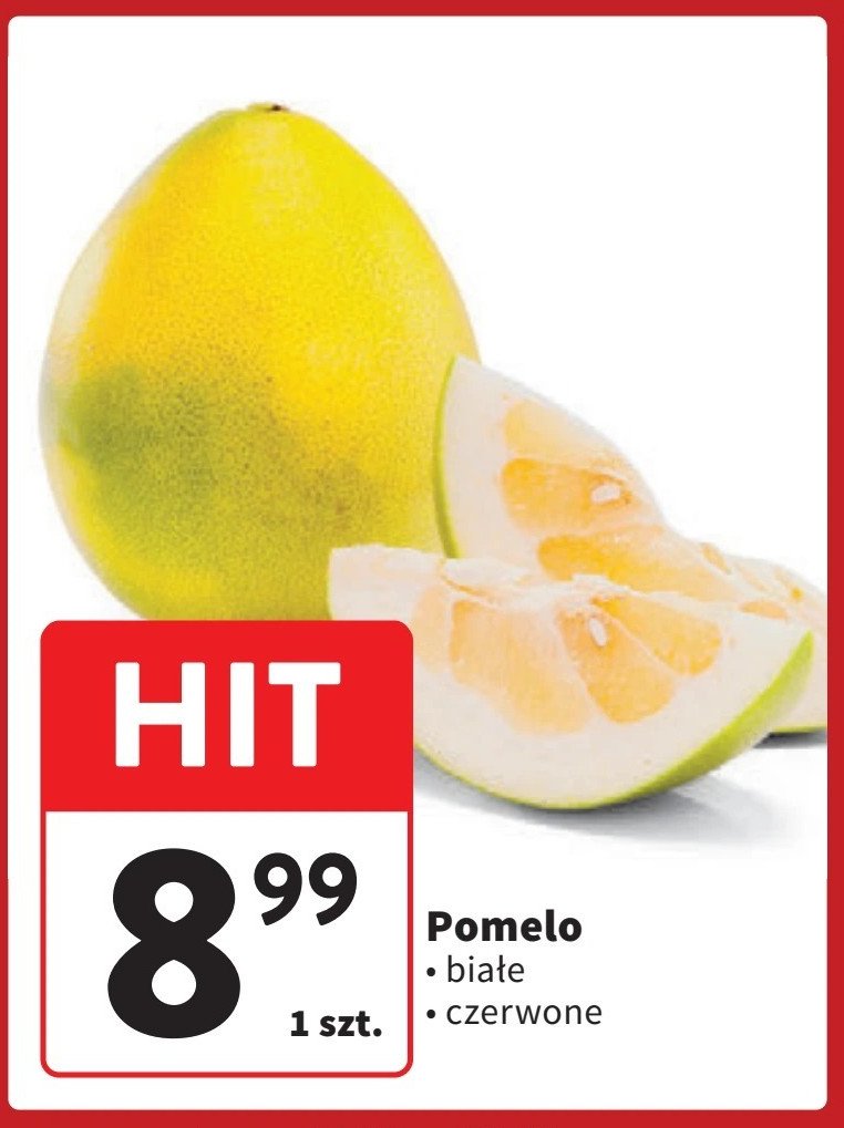 Pomelo białe promocja w Intermarche