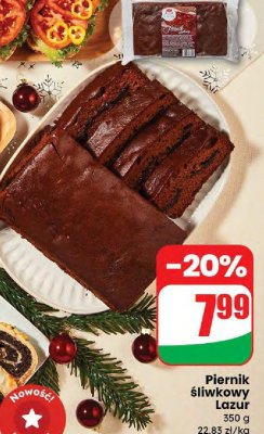 Piernik śliwkowy  promocja w Dino