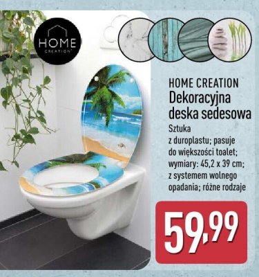Dekoracyjna deska sedesowa HOME CREATION promocja w Aldi