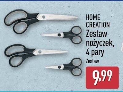 Zestaw nożyczek, 4 pary HOME CREATION promocja w Aldi