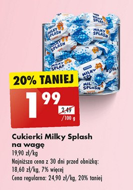 Cukierki milky splash Roshen promocja