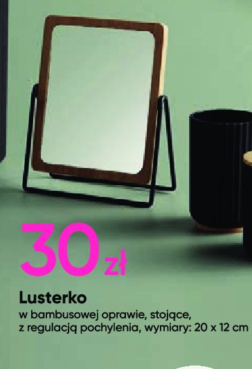 Lusterko kosmetyczne z bambusem promocja