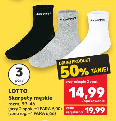 Skarpety m臋skie 39-46 Lotto promocja