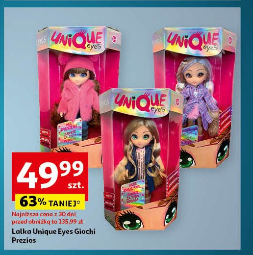 Lalka unique eyes GIOCHI PREZIOSI promocja w Auchan