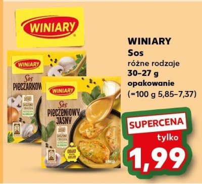 Sos różne rodzaje WINIARY promocja w Kaufland