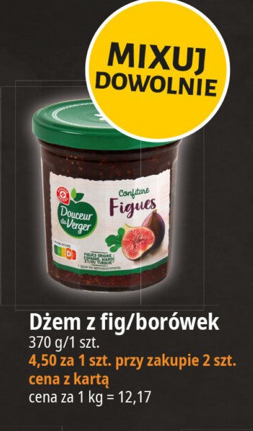 Dżem z fig Wiodąca marka douceur du verger promocja