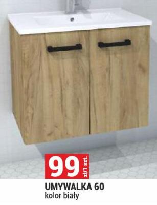 Umywalka 60 kolor biały promocja w Merkury Market