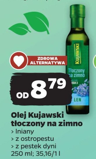 Olej ostropest Kujawski tłoczony na zimno Kujawski kruszwica promocja