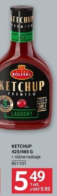 Ketchup Roleski Premium łagodny 425/465g promocja w Selgros