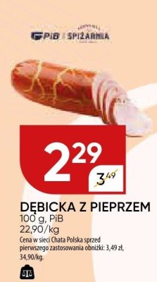 Dębicka z pieprzem promocja w Chata Polska
