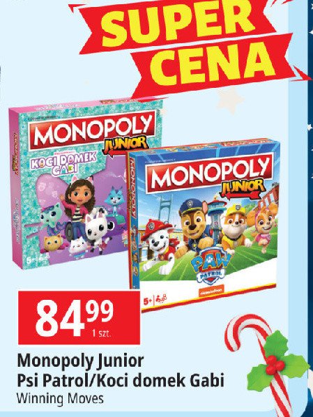 Gra monopoly junior psi patrol Hasbro promocja