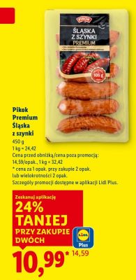 Śląska z szynki Pikok Premium promocja w Lidl