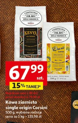 Kawa ziarnista promocja w Auchan