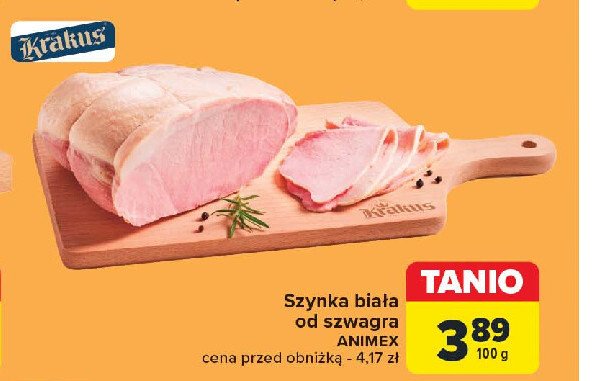 Szynka biała od szwagra Krakus animex promocja