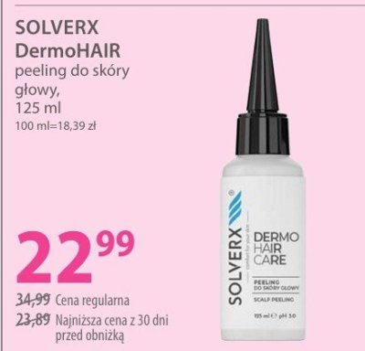 Peeling SOLVERX DermoHAIR peeling do skóry głowy promocja w Hebe