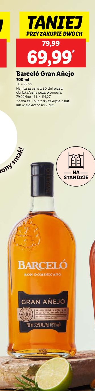 Rum BARCELO GRAN ANEJO promocja w Lidl