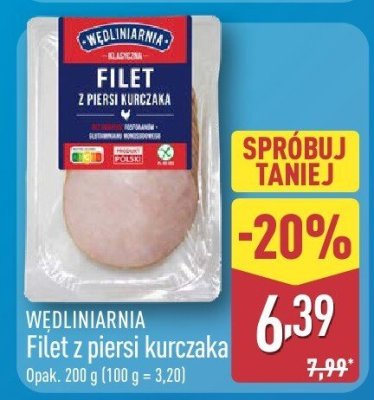 Filet z piersi kurczaka  promocja w Aldi