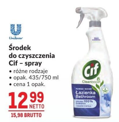 Środek do czyszczenia Cif promocja w Makro
