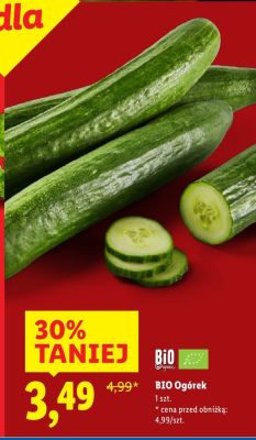BIO Ogórek promocja w Lidl