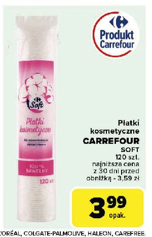 Płatki kosmetyczne Carrefour promocja