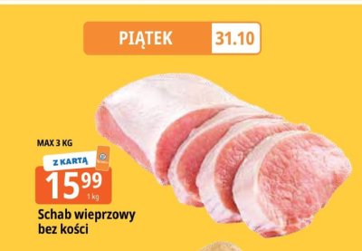 Schab wieprzowy bez ko艣ci Auchan promocja w Leclerc