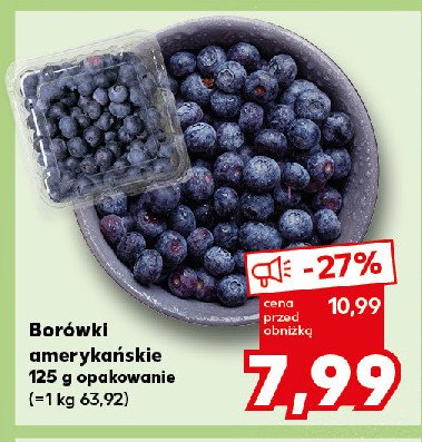 Borówki amerykańskie promocja