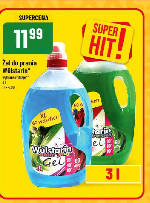 P艂yn do prania uniwersalny WULSTARIN promocja