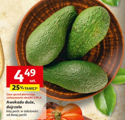 Awokado duże promocja w Auchan