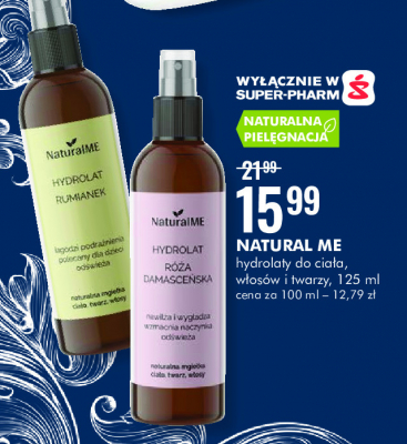 Hydrolat rumianek Naturalme promocja
