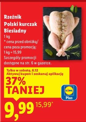 Kurczak Rzeźnik Polski kurczak Biesiadny promocja w Lidl