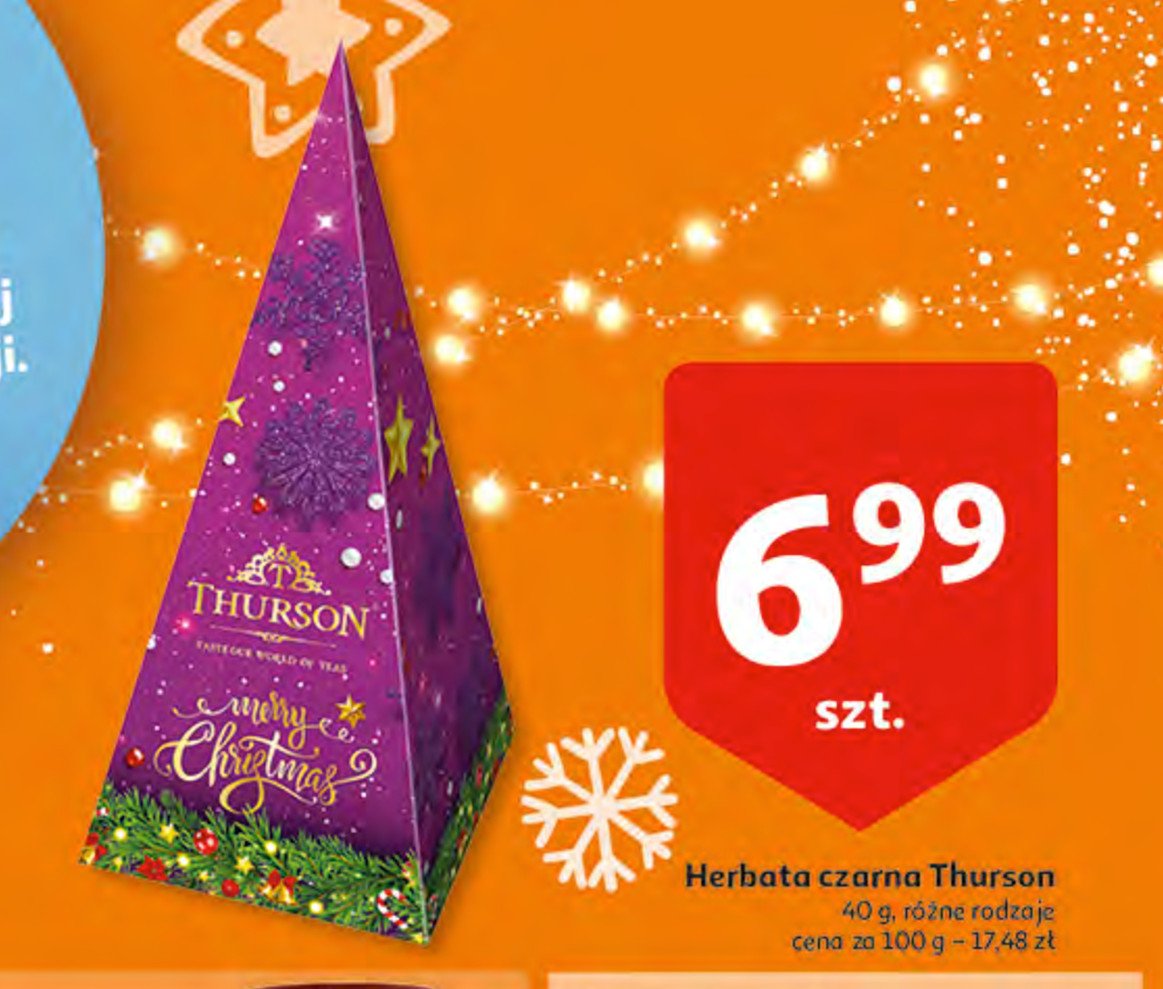 Herbata merry christmas purple Thurson promocja