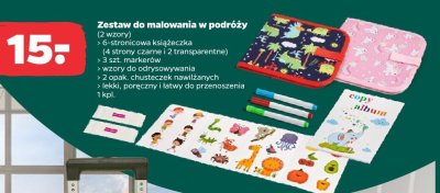 Zestaw do malowania w podróży promocja w Netto