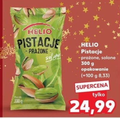 HELIO Pistacje prażone solone promocja w Kaufland