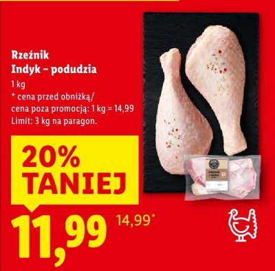 Indyk Rzeźnik Indyk - podudzia promocja w Lidl