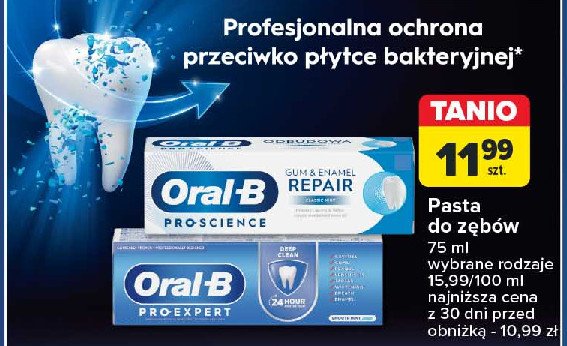 Pasta do zębów deep clean Oral-b pro-expert promocja