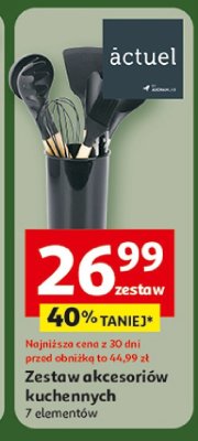 Zestaw akcesoriów kuchennych 7 elementów promocja w Auchan