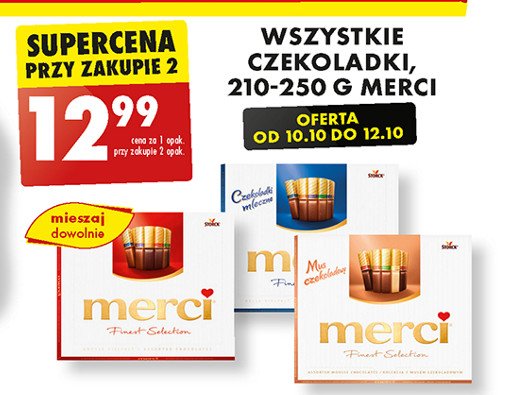 Bombonierka mus czekoladowy Storck merci promocja