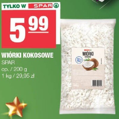Wiórki kokosowe SPAR promocja w SPAR