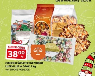 Cukierki merry christmas 艣mietanka-wi艣nia Vobro promocja