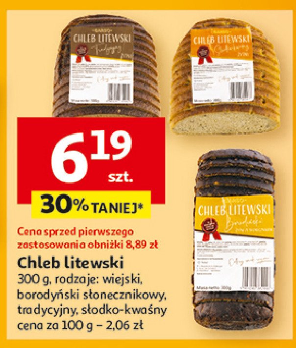 Chleb litewski słodko-kwaśny GARSO promocja