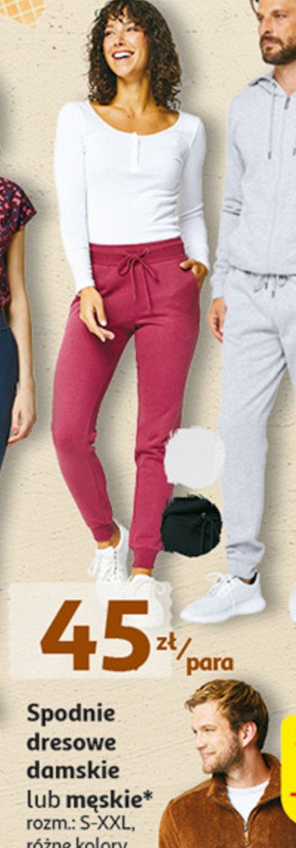 Spodnie dresowe damskie rozm. s-xxl Auchan inextenso promocja