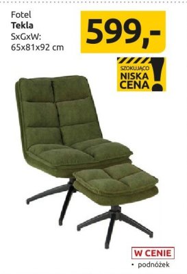 Fotel Tekla promocja w Black Red White