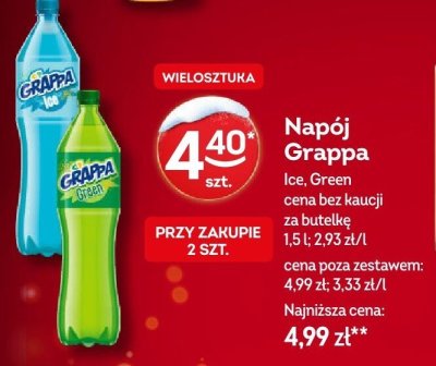 Napój Grappa Ice, Green promocja w Żabka