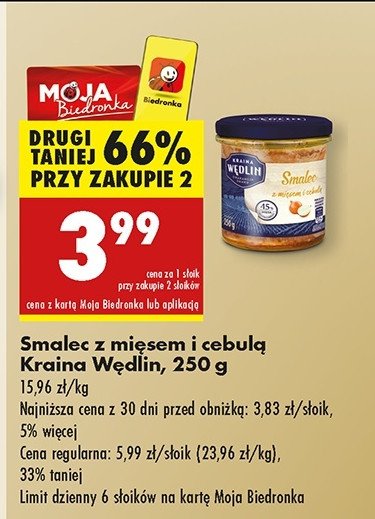 Smalec z mięsem i cebulą Kraina wędlin promocja