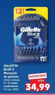 Maszynka do golenia GILLETTE BLUE 3 PLUS promocja