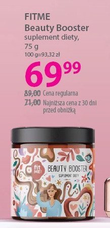 Suplement diety beauty booster Fit me! promocja w Hebe