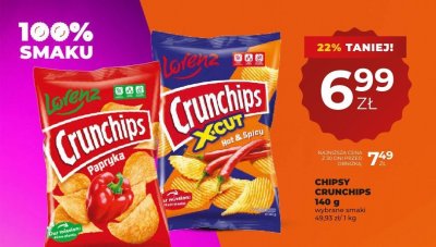 Chipsy Crunchips 140 g wybrane smaki promocja w Duży Ben