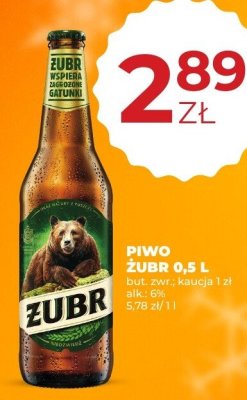Piwo Żubr 0,5 L promocja w Duży Ben